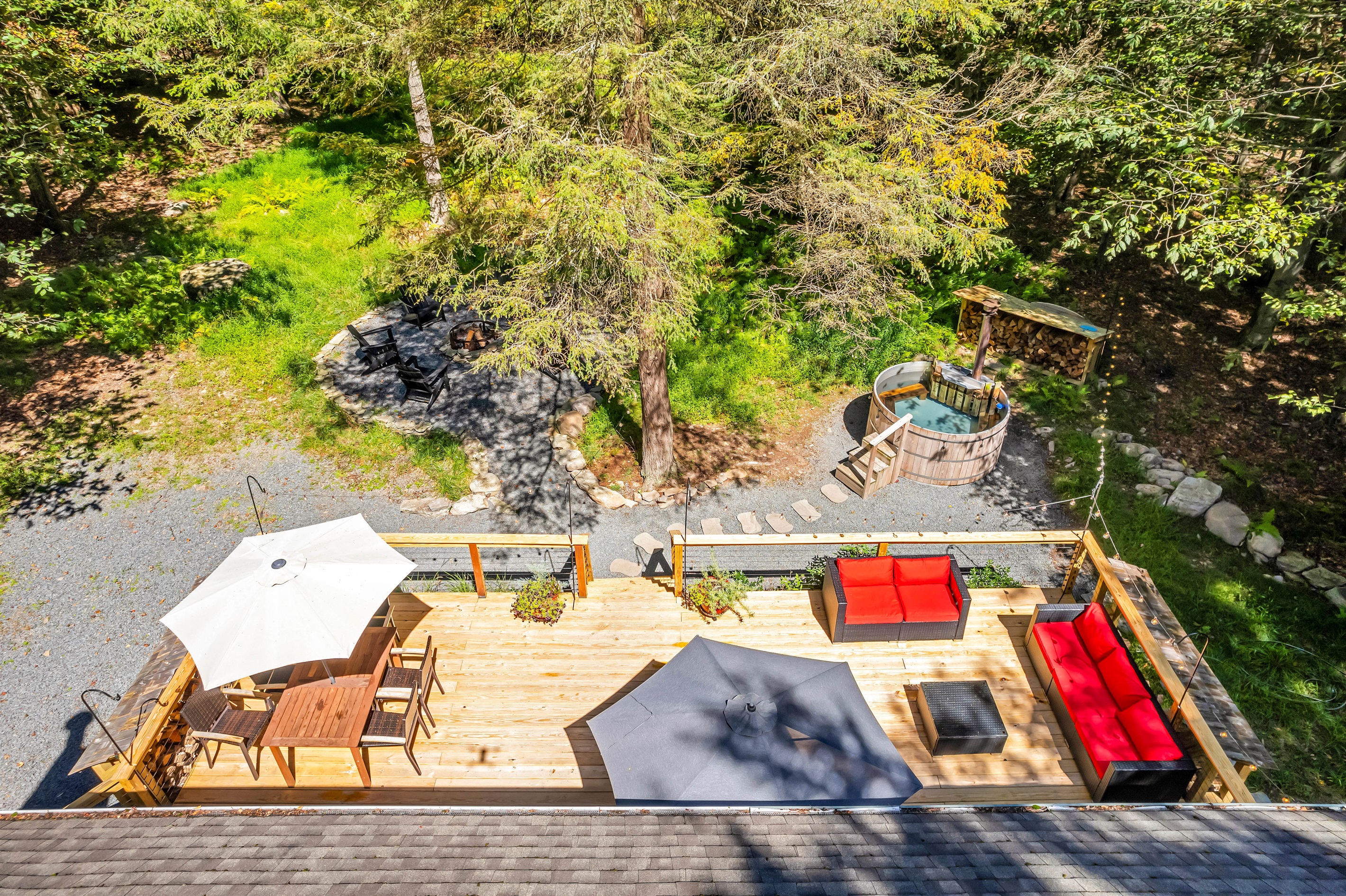 Incredible and private back yard space