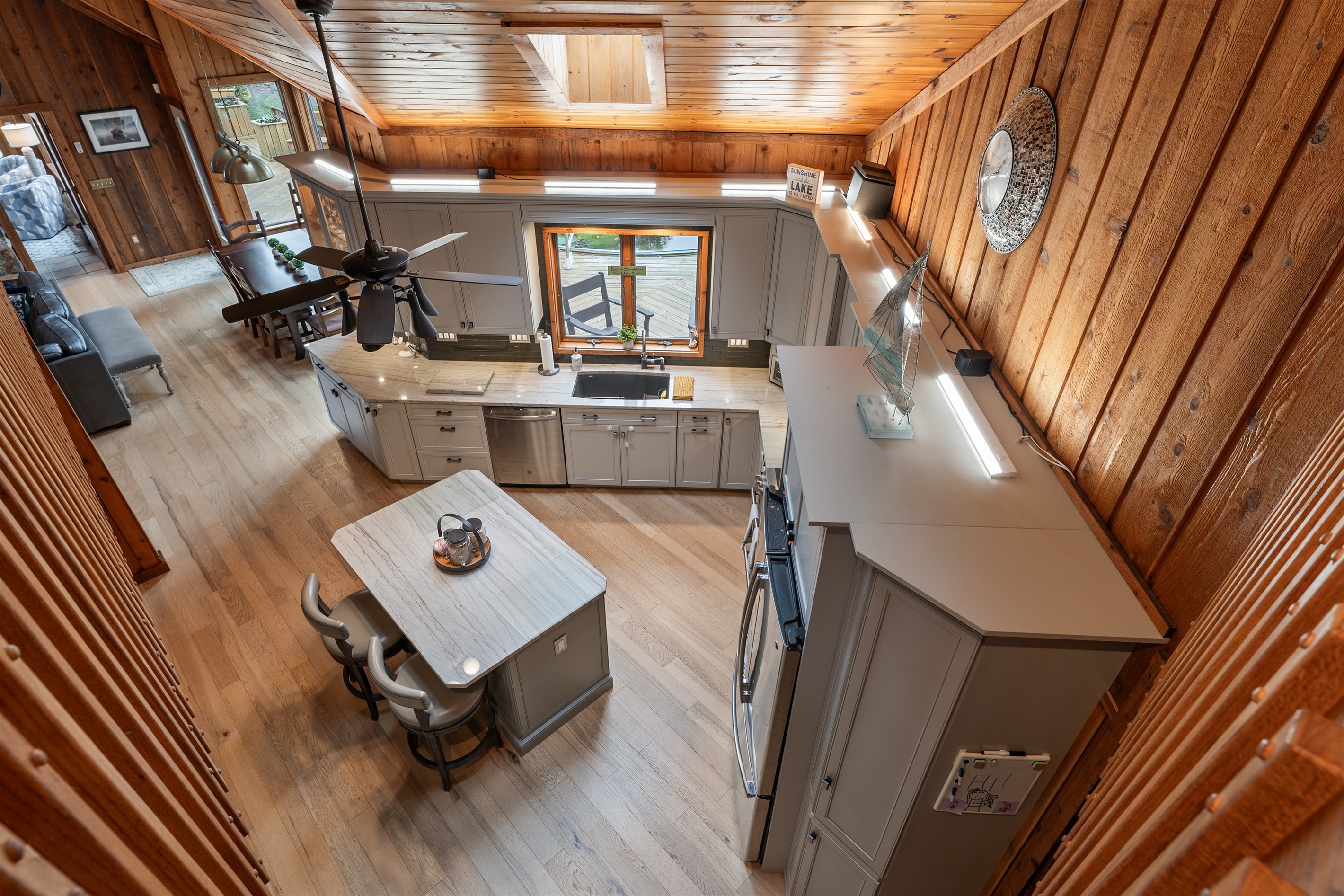 Spacious open floor plan blending dining, living, and kitchen — designed for laughter, connection, and togetherness.