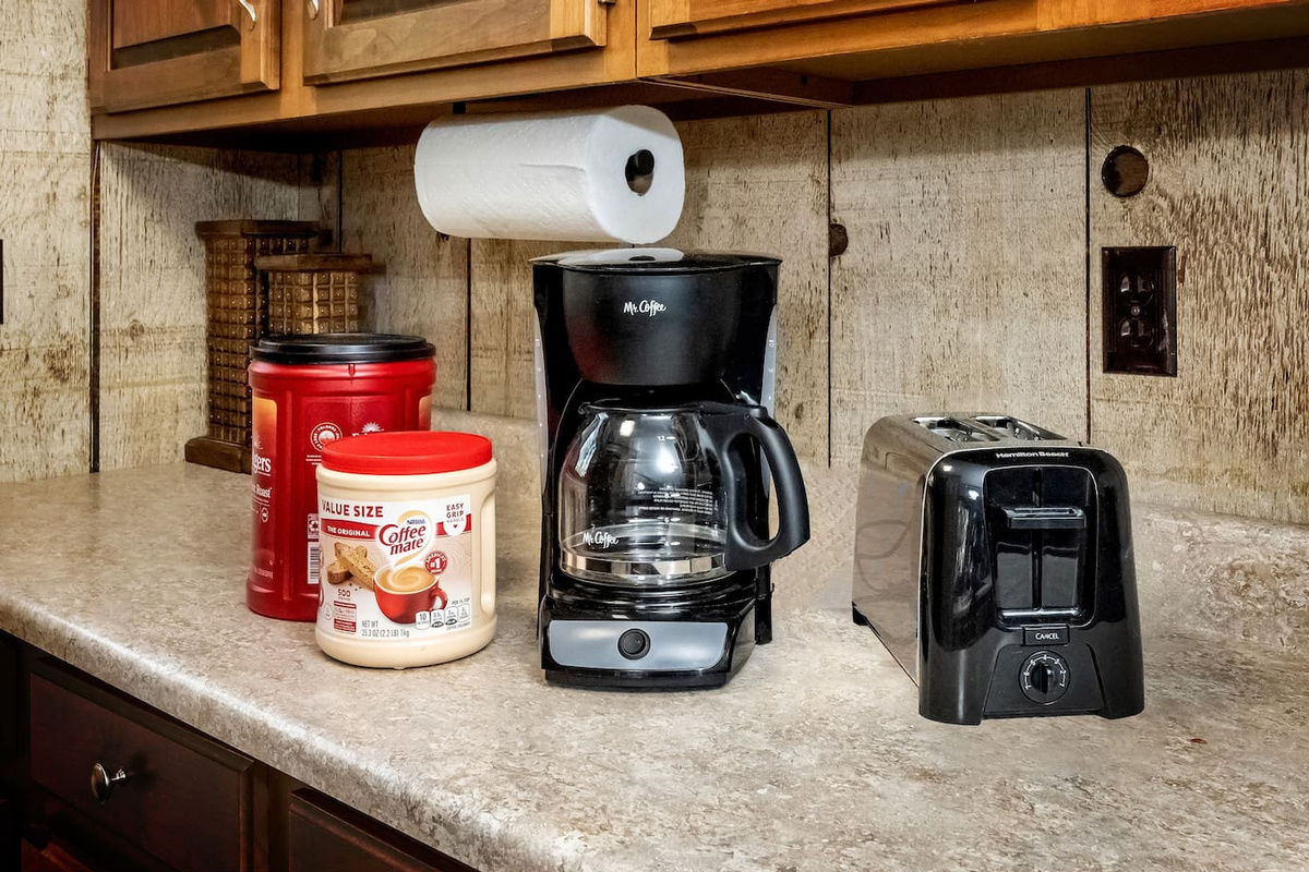 Coffee and creamer provided