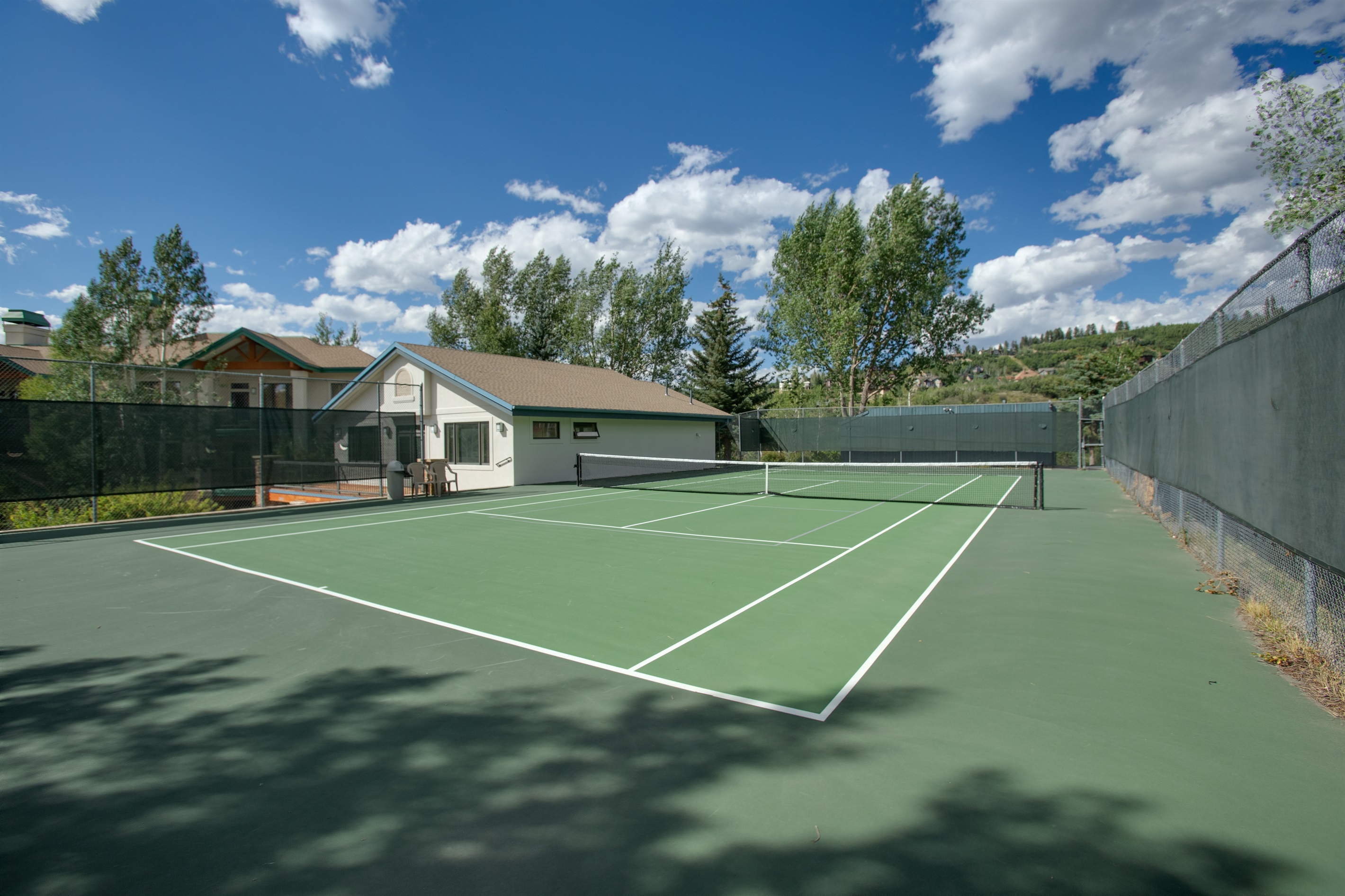 Communal Wide Court for Tennis and Pickle Ball