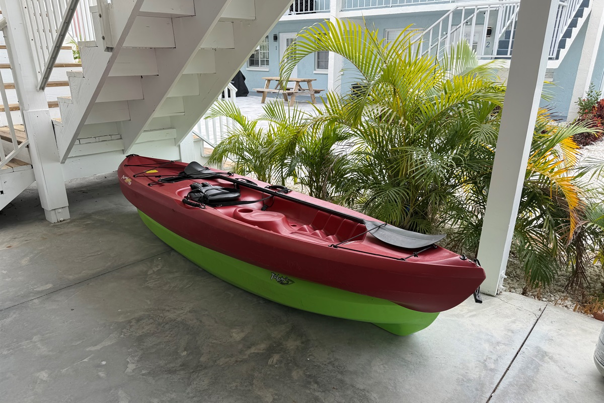 Get out on the Gulf in the kayaks provided.