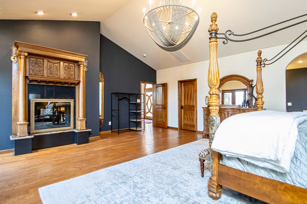 Imagine Winding Down for the Evening with a Private Fireplace in Your Own Bedroom