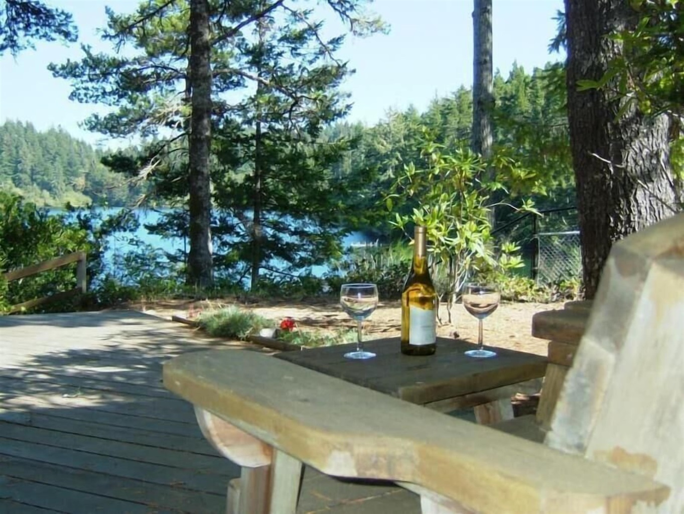 deck off the living/dining room