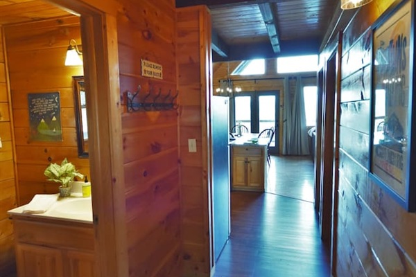 Entry Hall. Views are seen as soon as you walk in the door! 