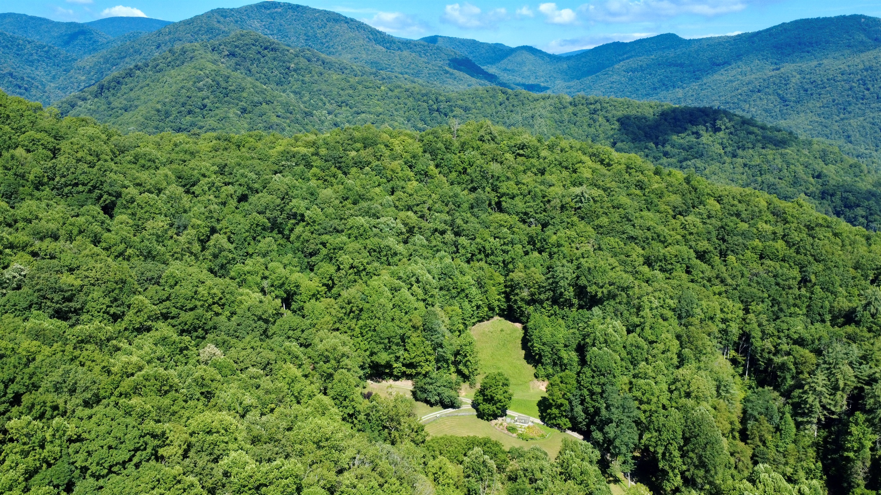 From above: The Cove at Dick Branch, where “quiet” is part of the amenities.
