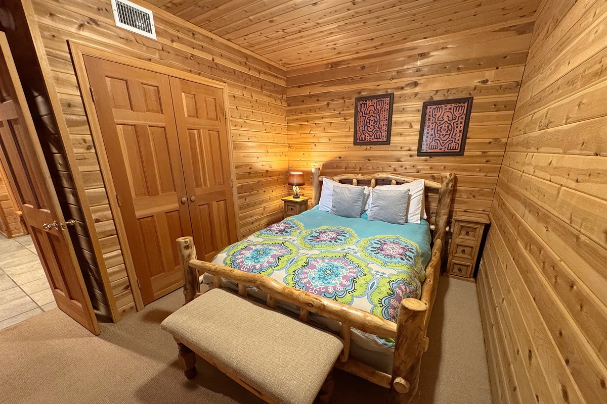 Queen bedroom #3 on lower level