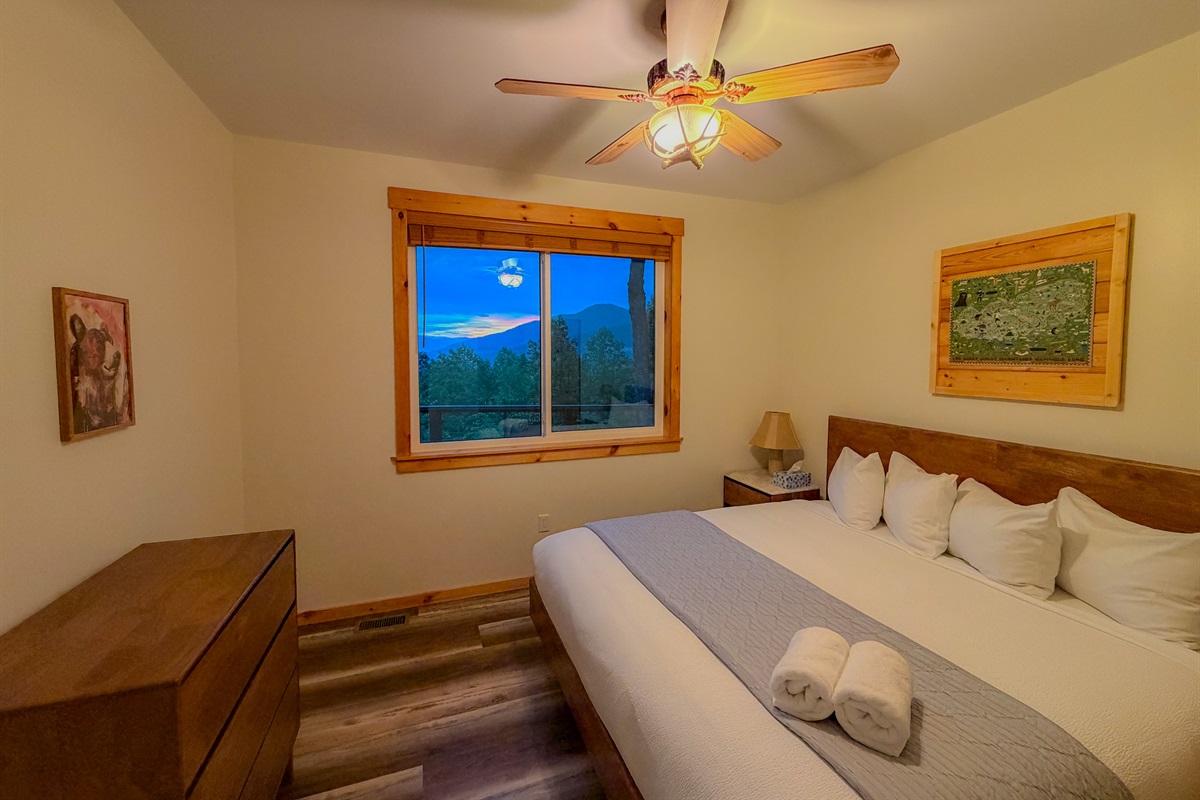 Guest Bedroom 1 early Sunrise