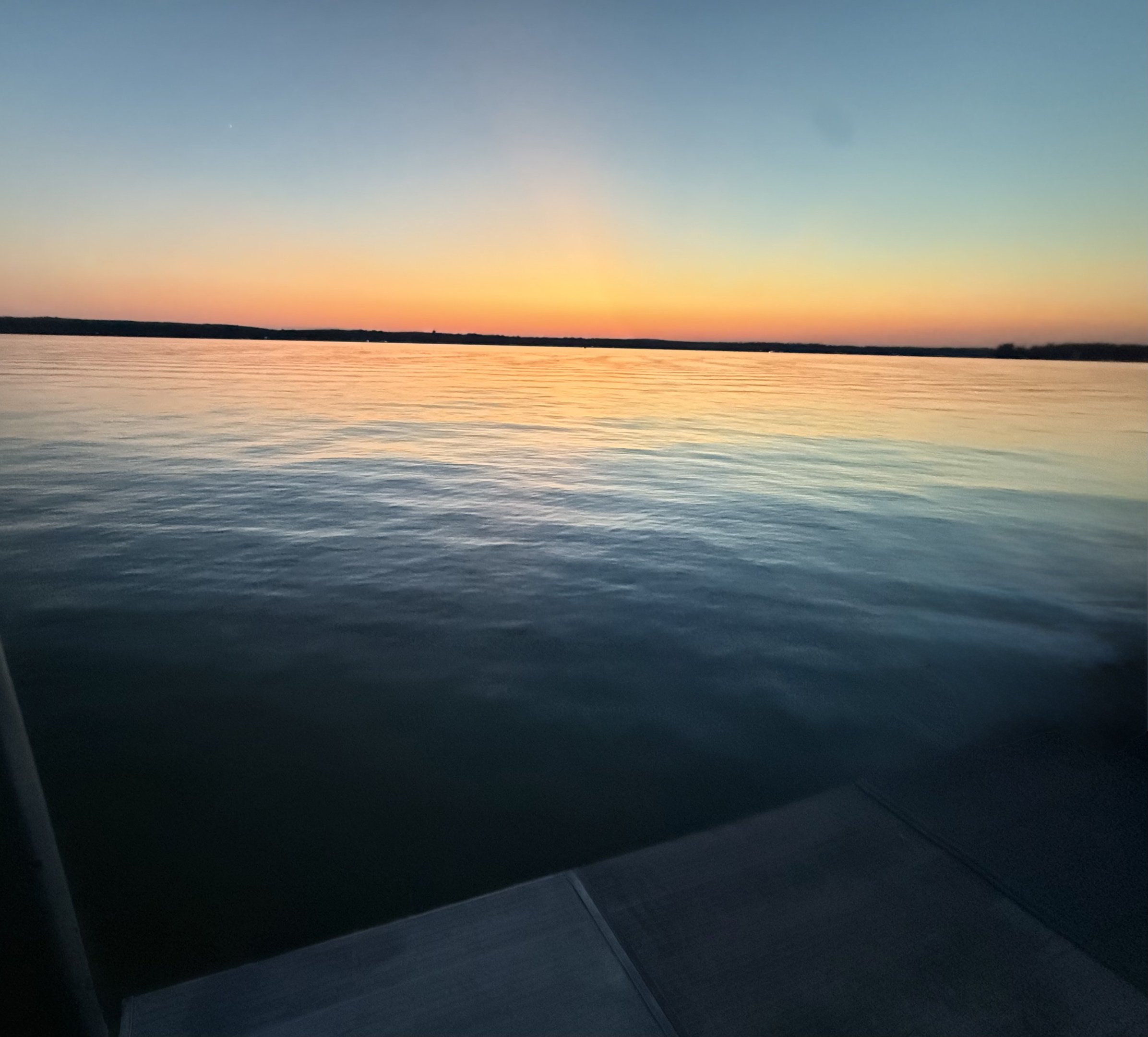 View from the dock