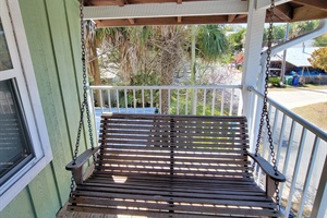 Picture yourself sitting on the porch swing, right outside your door!