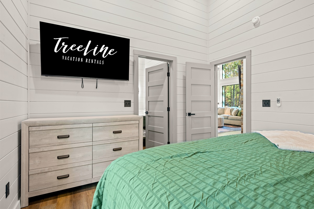 This spacious room feels open and airy, offering plenty of comfort and calm so you can recharge between fun-filled days.