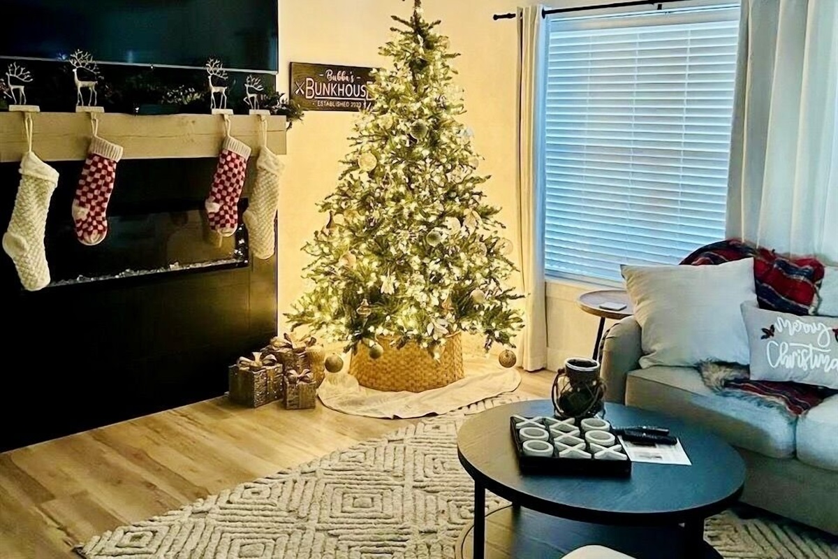 Decorated for Christmas!