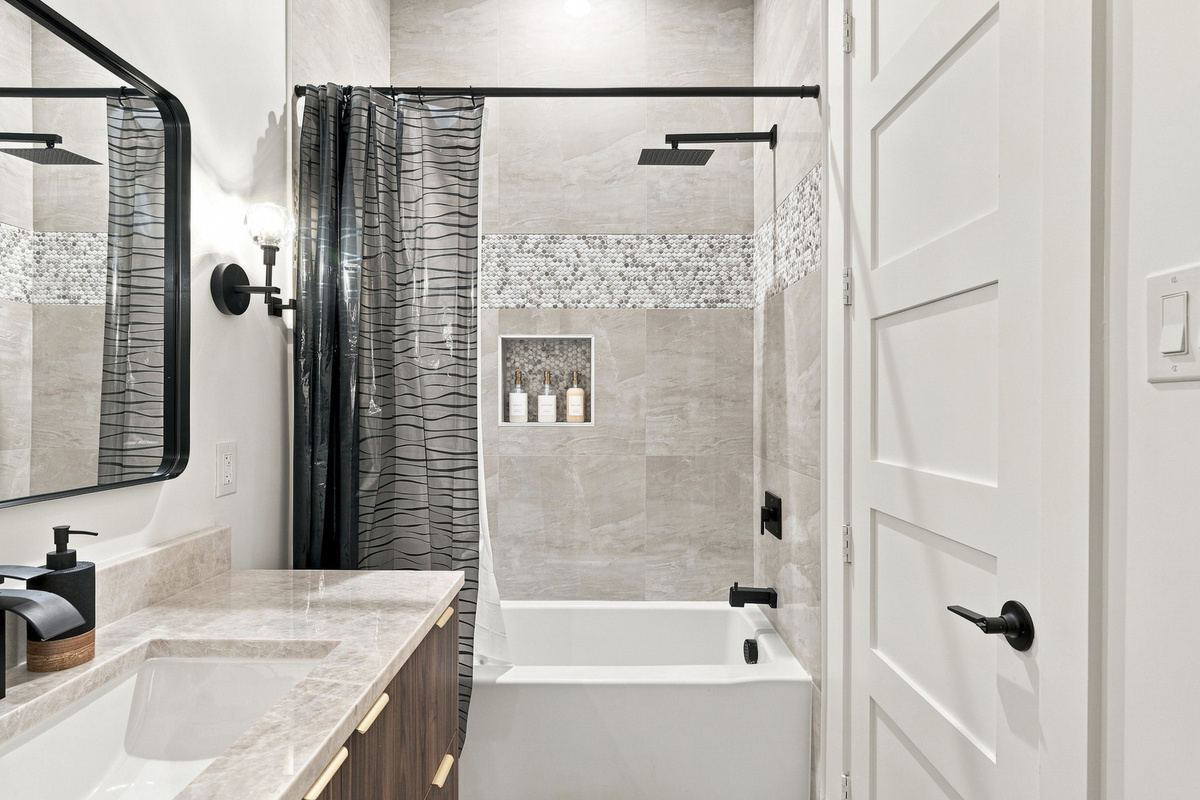  Enjoy modern finishes and sleek design for a refreshing retreat!