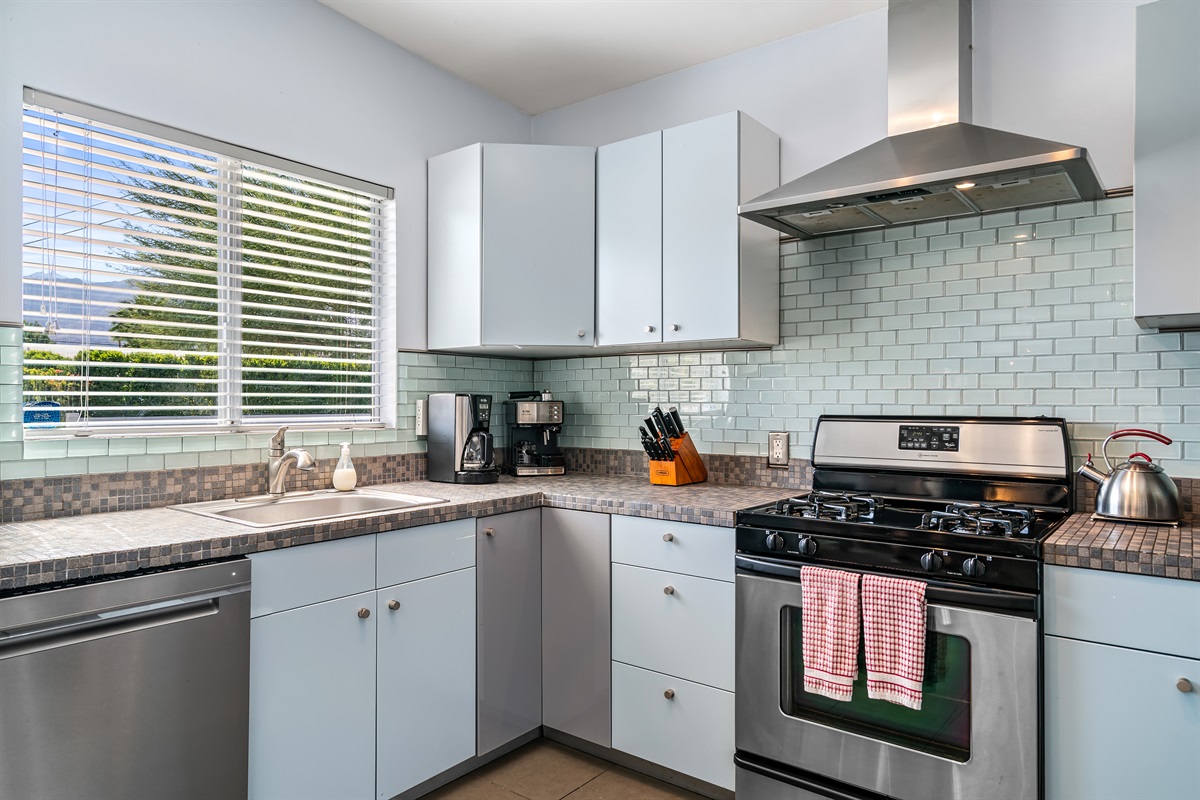 kitchen with natural light