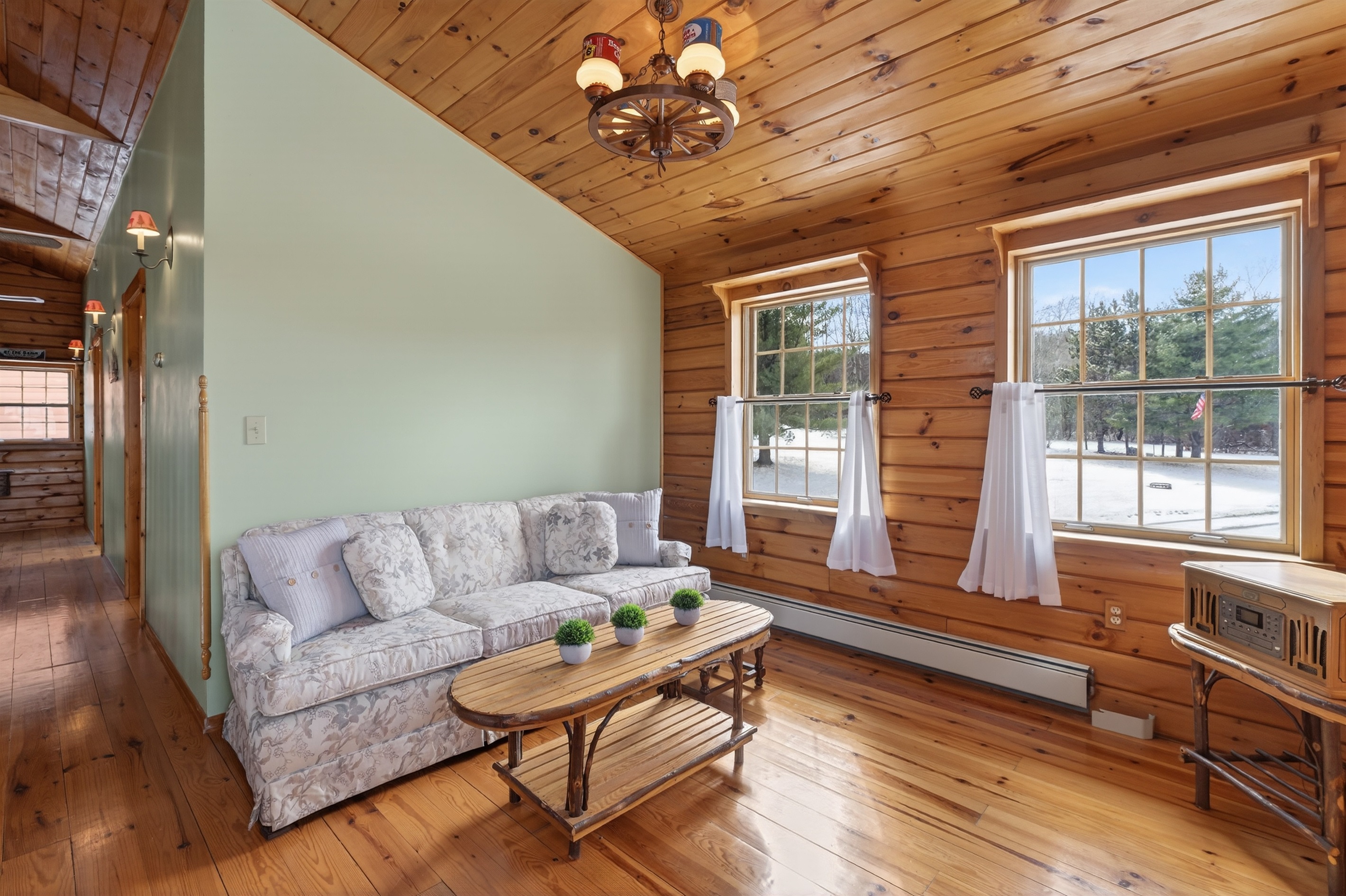 Upstairs lounge area