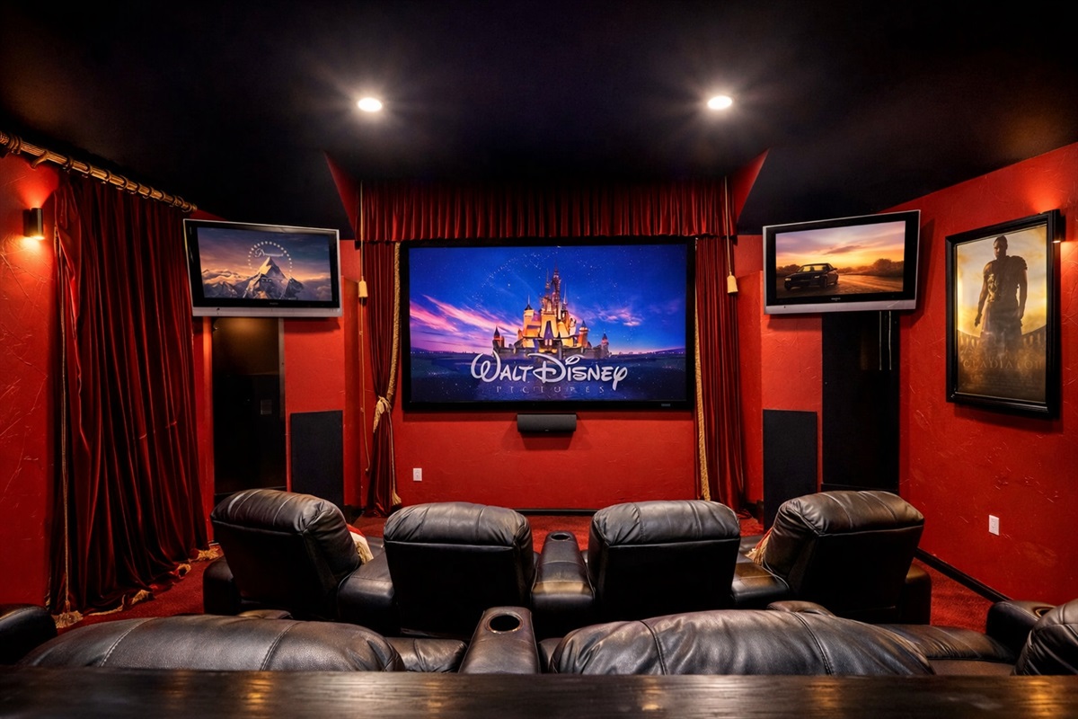 Experience true cinema-style comfort without leaving your vacation rental.