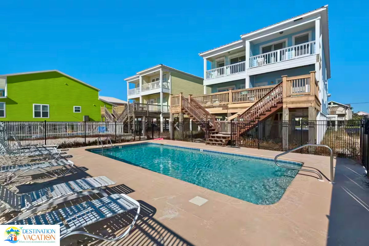A private pool surrounded by stunning coastal scenery.