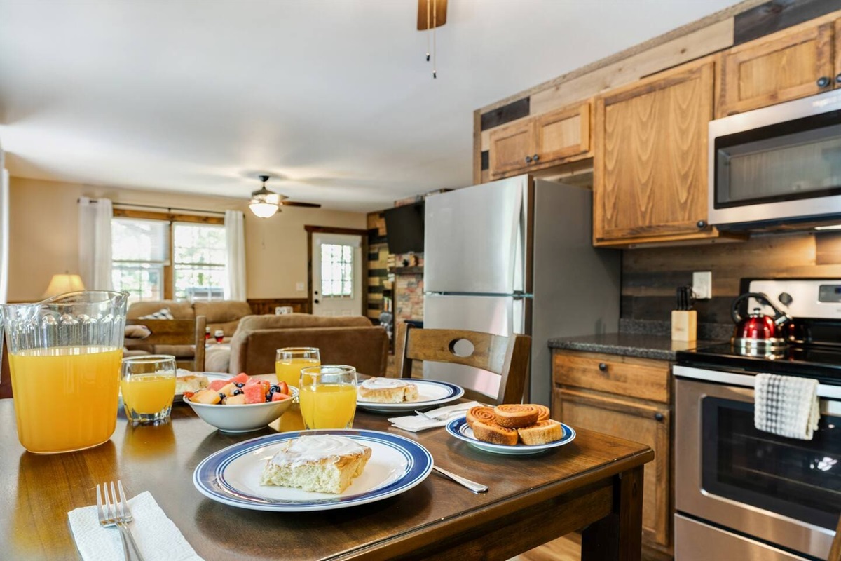 Breakfast at Nestled Inn (bring your own)