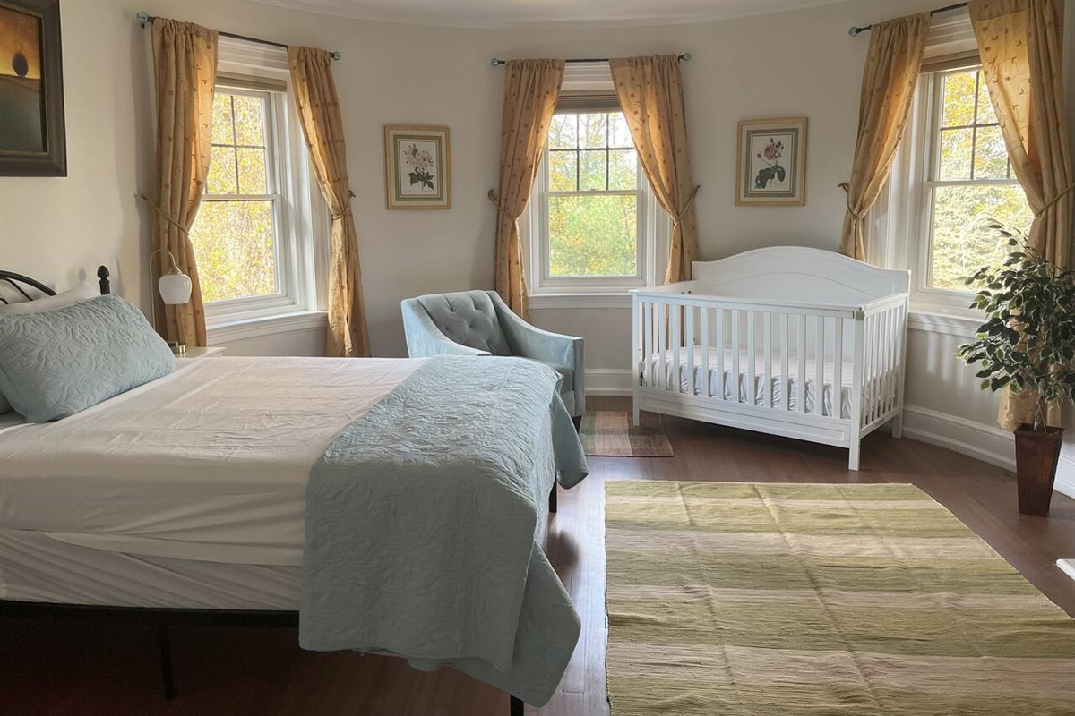 Bedroom #3 with Crib