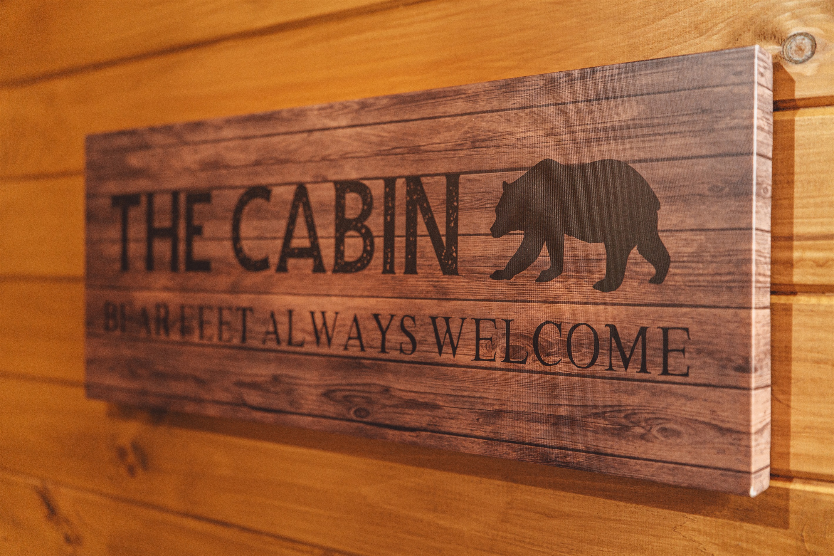 Bearfeet Always Welcome at the Cozy Bear Cabin