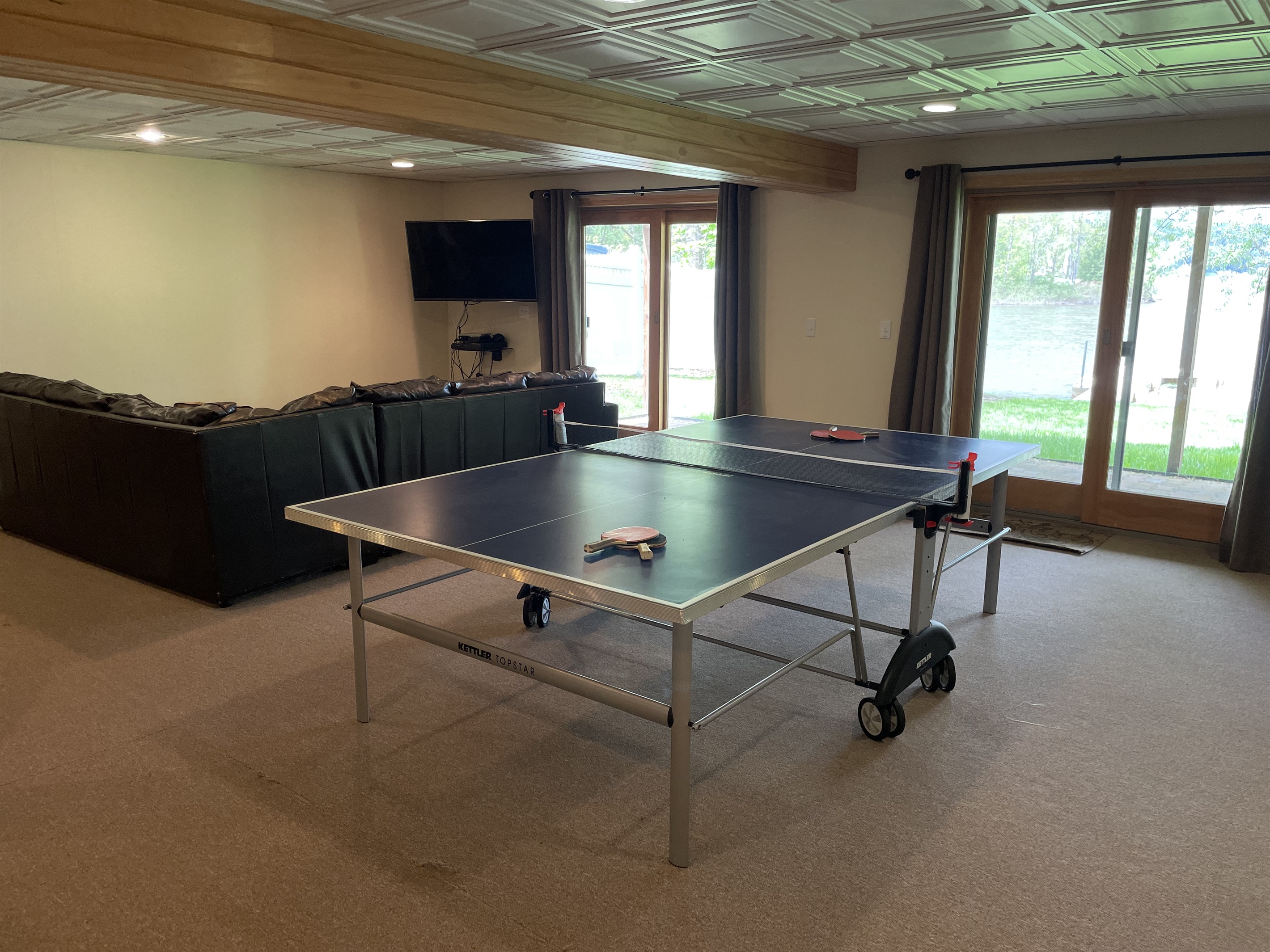 Lower level gameroom