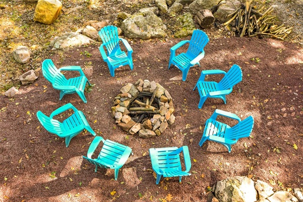 Firepit with seating for 12!