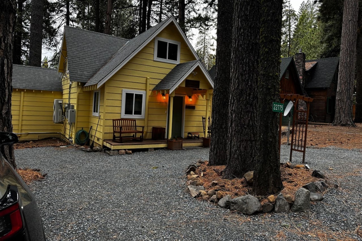 Sit out front and watch the world go by, or use the space to set up outdoor games. 