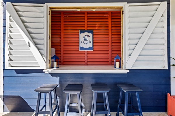 Pull up a bar stool and enjoy the conversation!