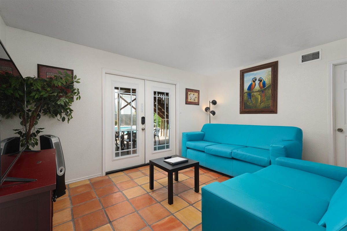Living Room with Smart TV