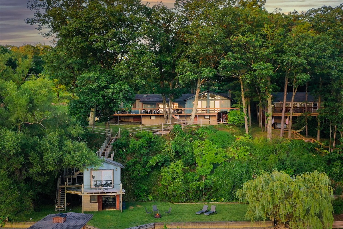 Seneca Lake House | 3 Bed, 2 bath + Seasonal Lakeside Bedroom | Game Room | Private Dock and Boat Lift