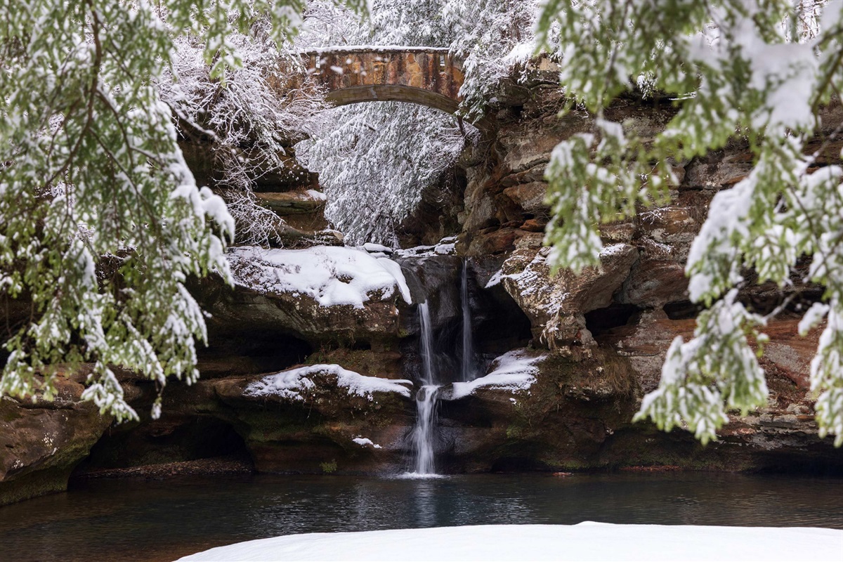Snow at Old Man's Cave