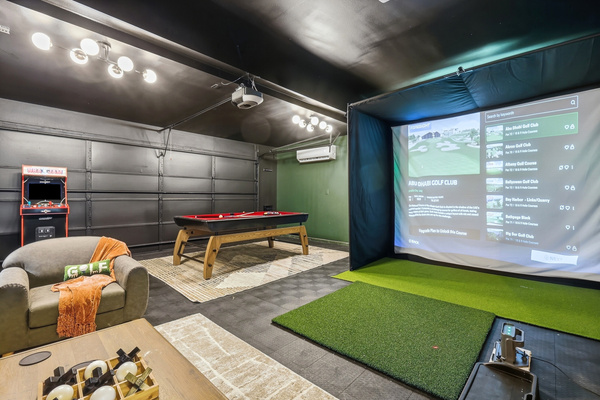 Play some pool, hit some golf balls or play some NBA Jam!