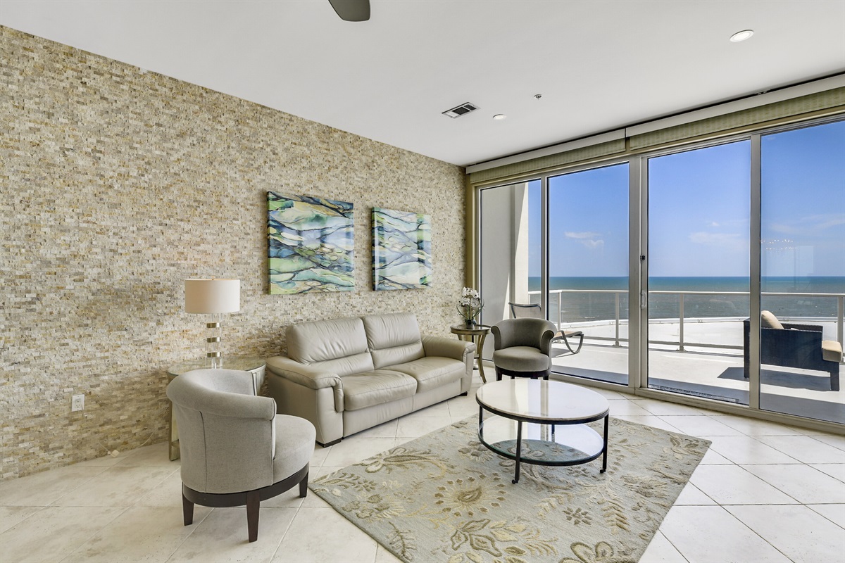 Beautiful stone tile wall.