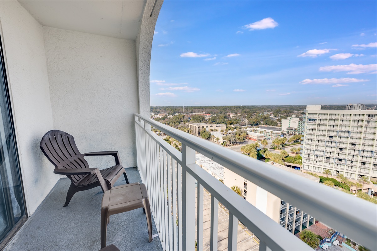 Amazing View from the Balcony!