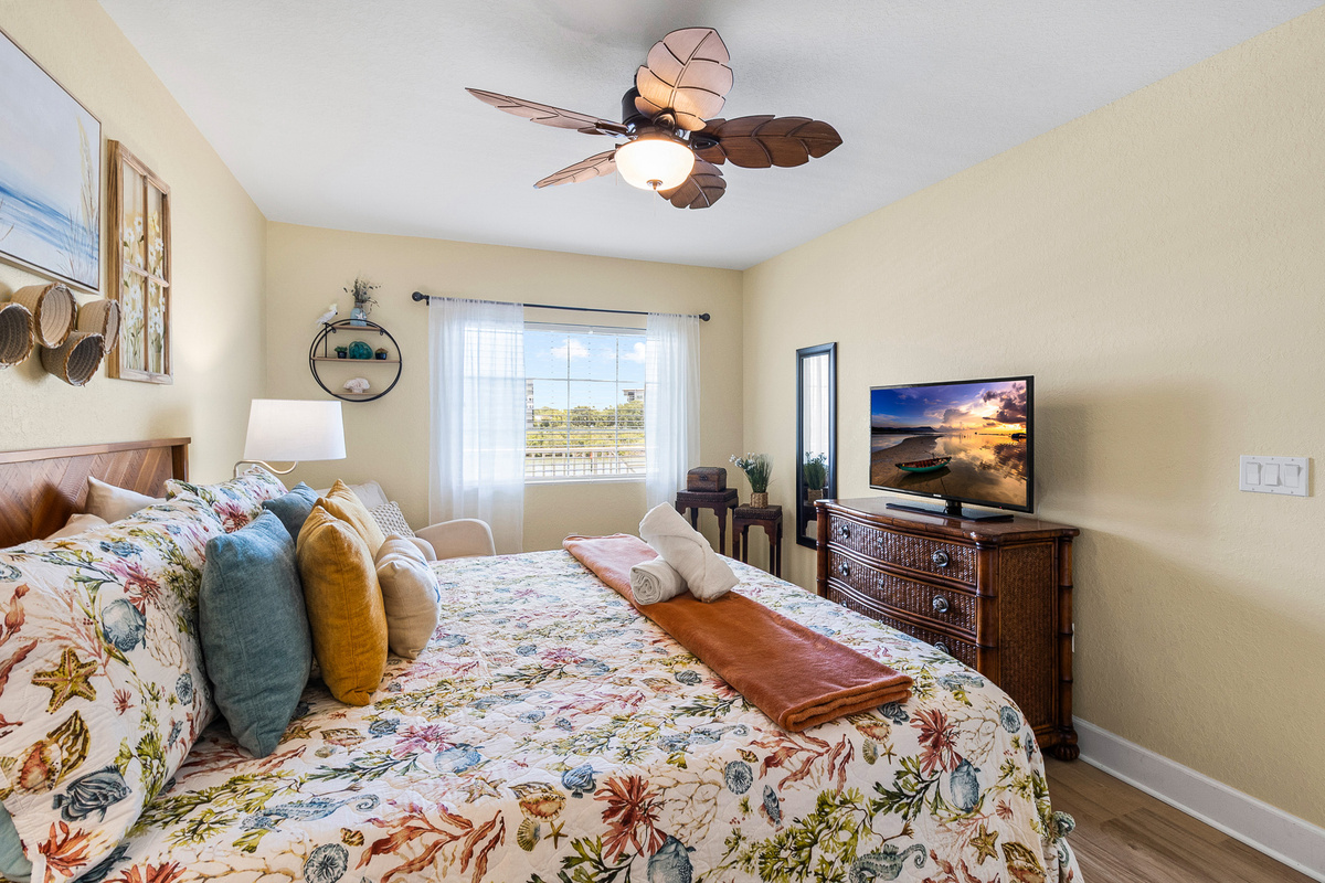 Master bedroom with ensuite bath.