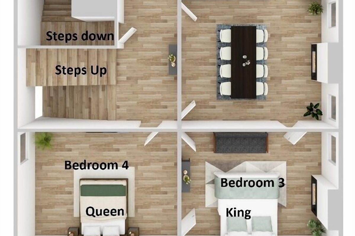 Second Level Floor Plan