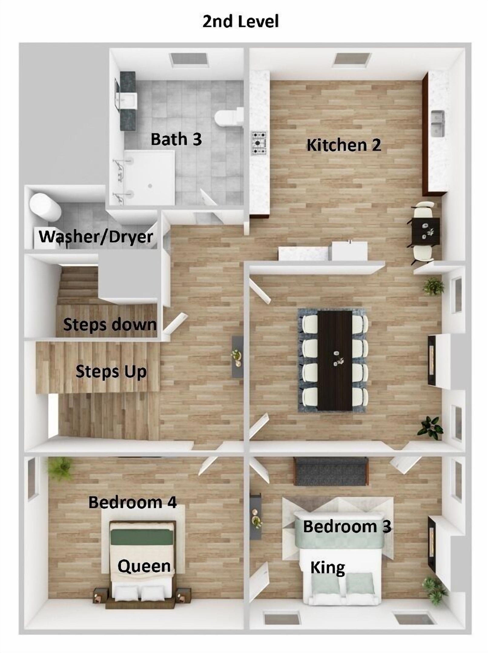 Second Level Floor Plan