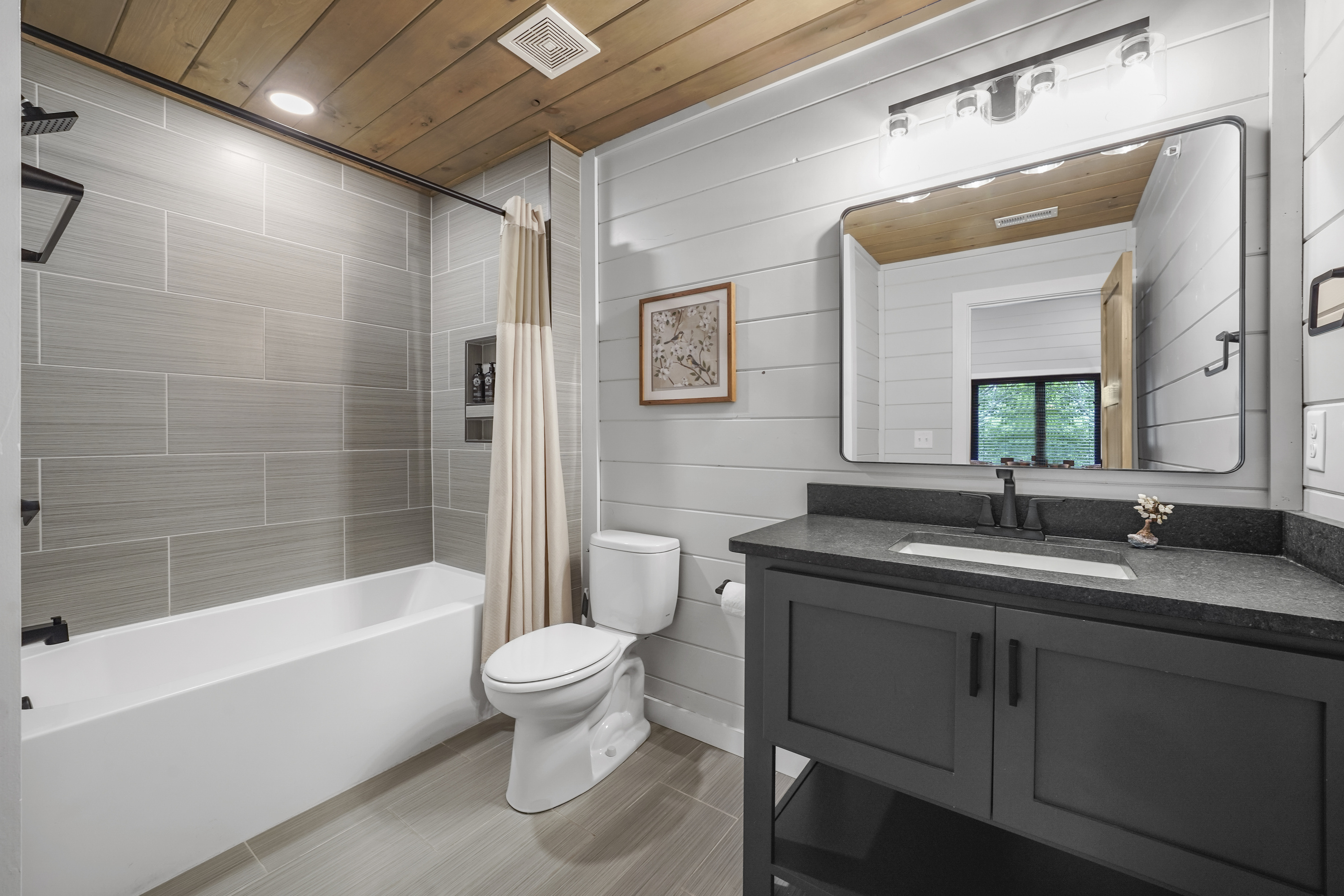Bathroom 6 - tub and vanity