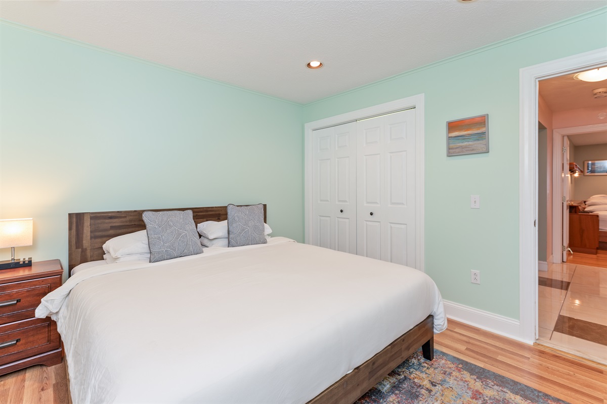 Main floor king bedroom