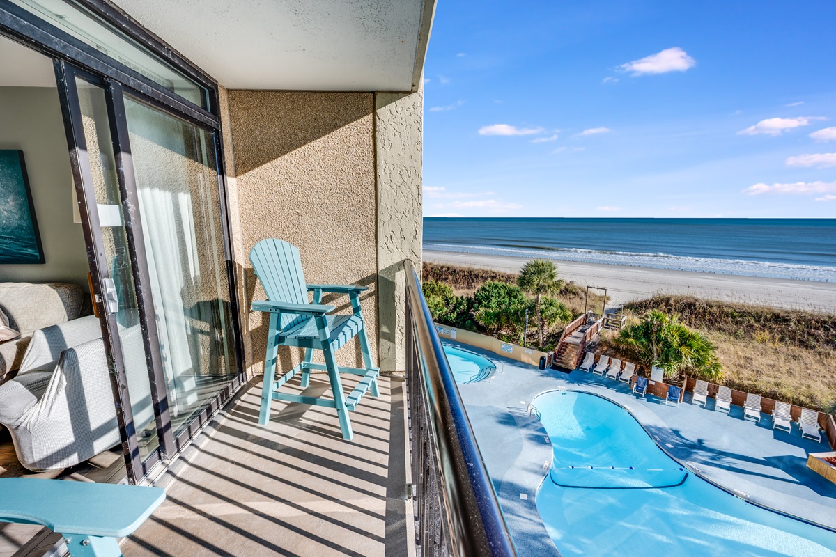 Amazing Views from the Balcony!