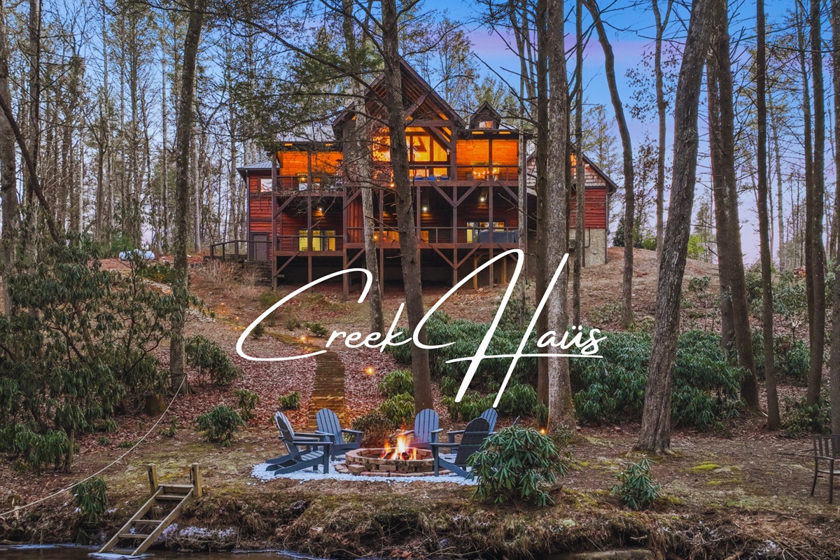 Welcome to the Creek Ha&uuml;s! Experience the joy of escaping to a retreat right on the serene Fightingtown Creek. Enjoy tubing, swimming, fishing, or simply unwinding by the creek.