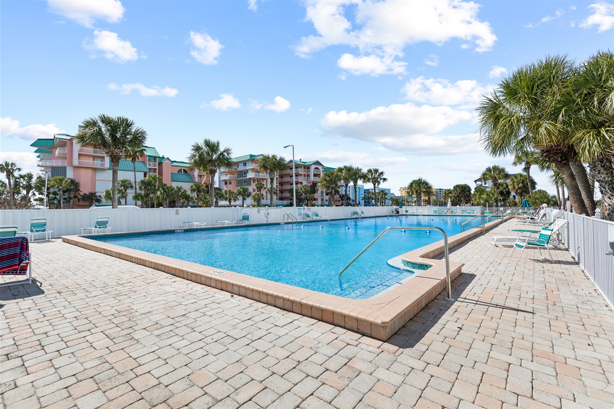 Olympic-sized unheated pool!