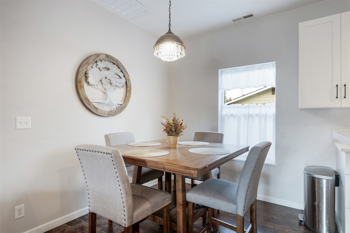 Dining table for four