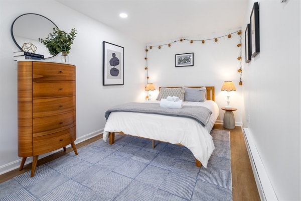 Basement bedroom