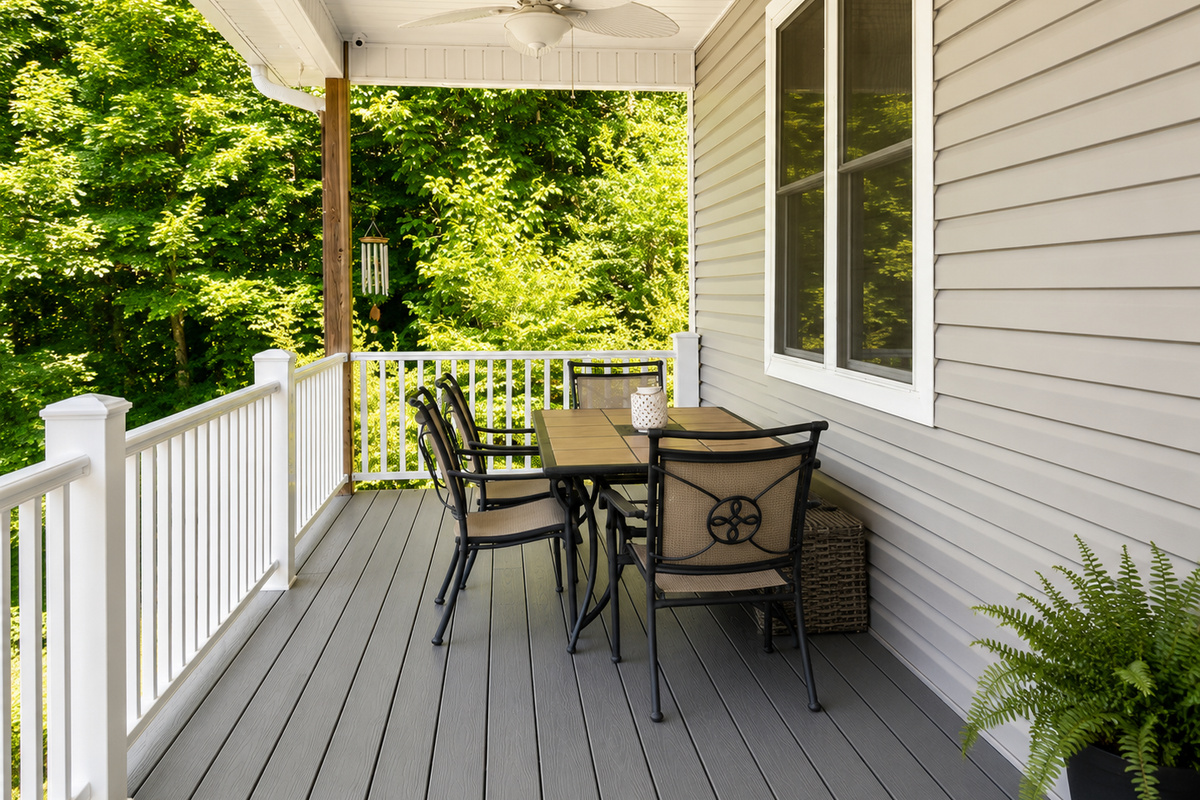 dining on front porch