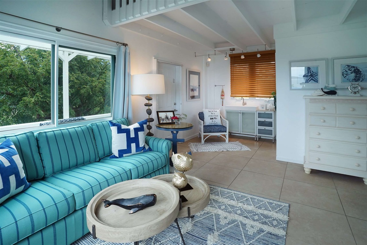 The Mountain View suite is located past Guest room 1.  You can access it from that room or a private exterior entrance.