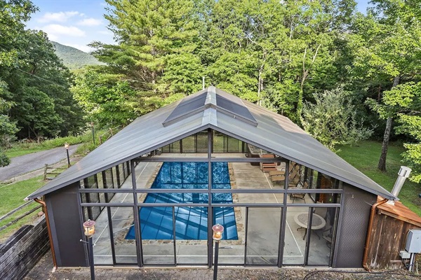 Year-round heated indoor pool