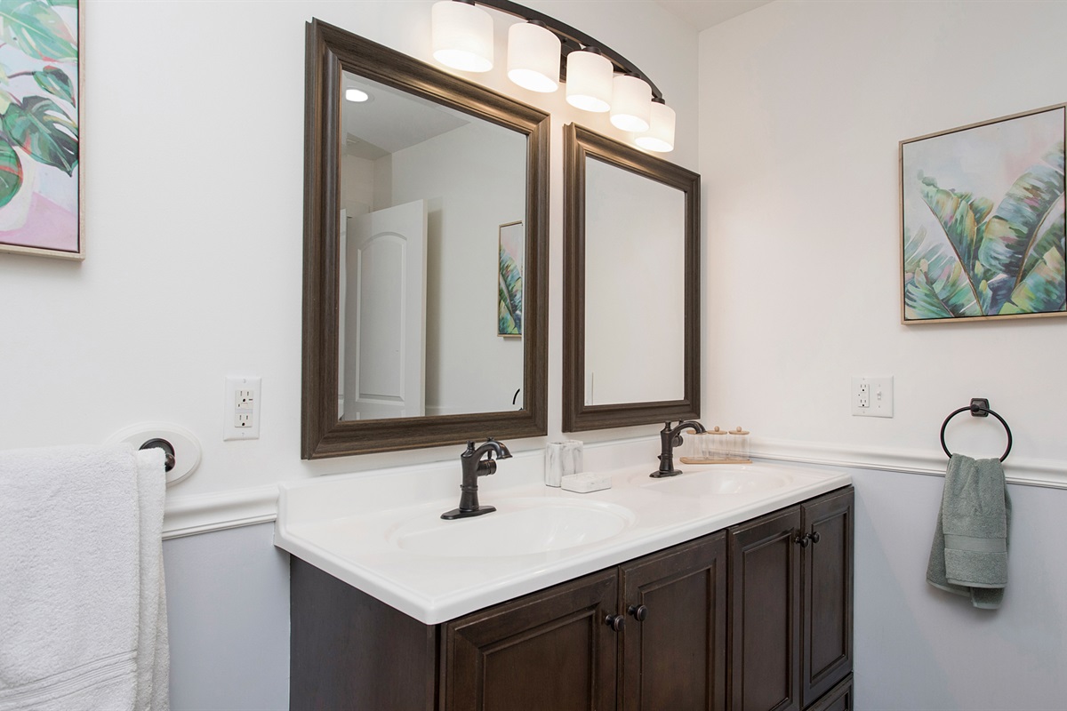 His and Her vanities