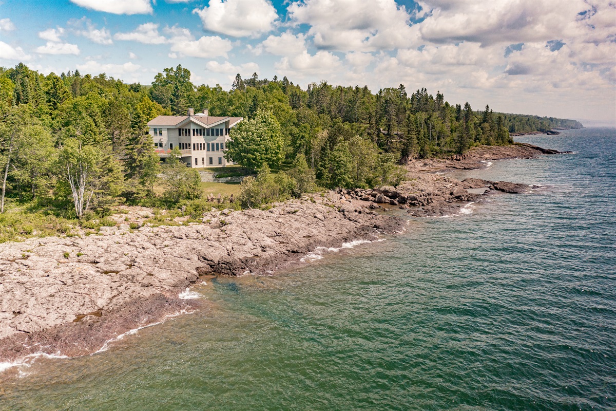 Our favorite angle of the shoreline.