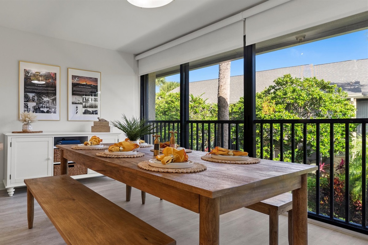 Dine together — coastal chic table setup
