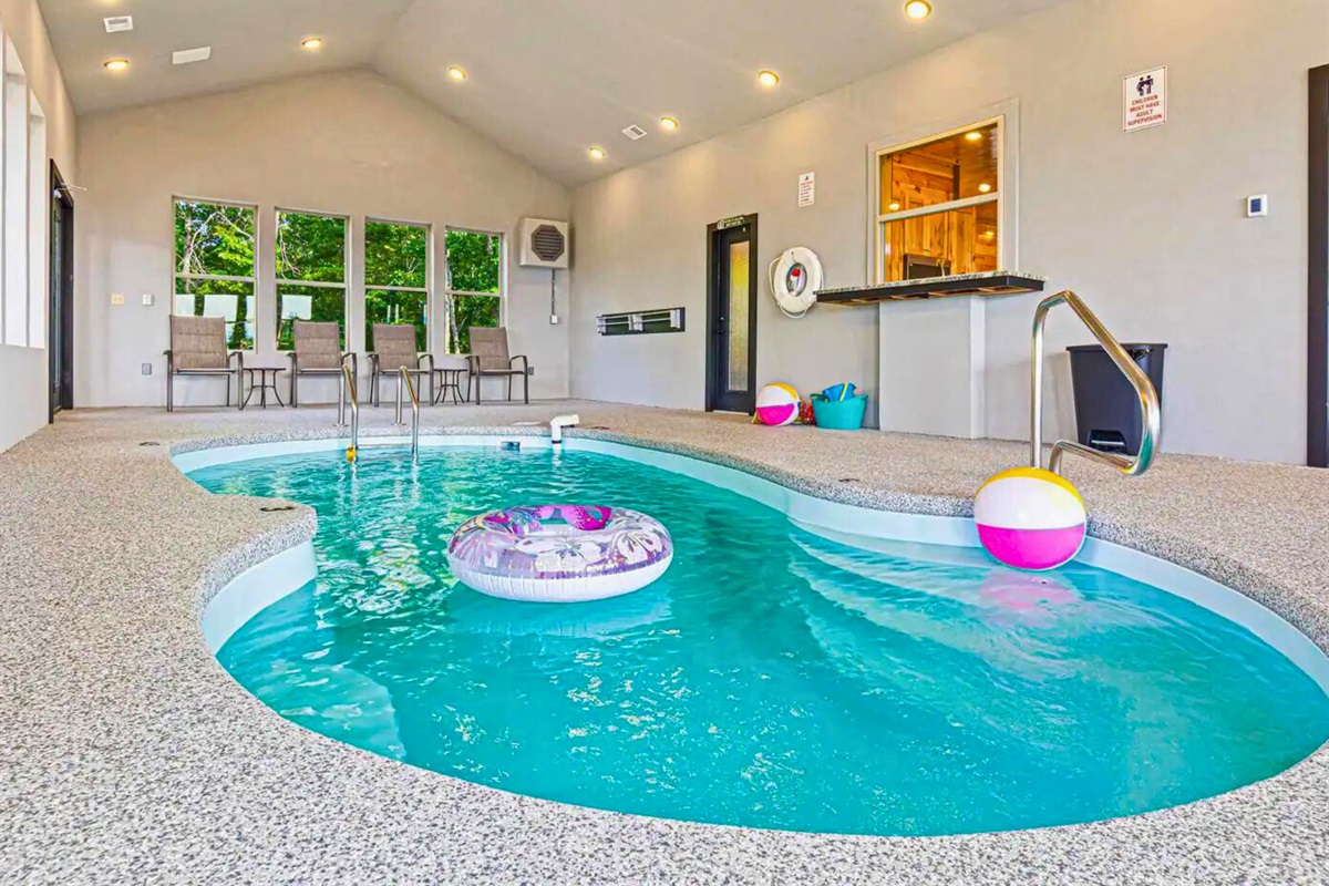Indoor Pool on the Main Level